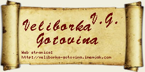 Veliborka Gotovina vizit kartica